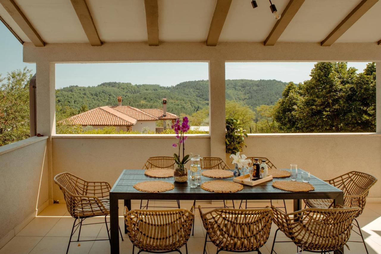 Casa Cavi Istria Villa Oprtalj Luaran gambar